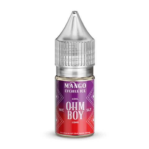 Ohm Boy SLT Mango Lychee Ice Nic Salt 10ml 10mg