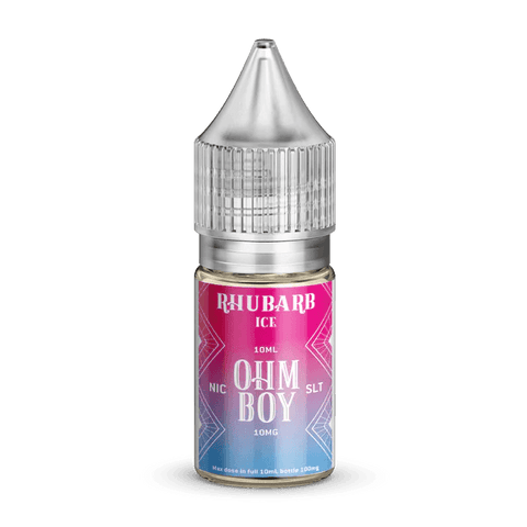 Ohm Boy SLT Rhubarb Ice Nic Salt 10ml 10mg