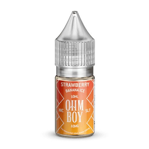 Ohm Boy SLT Strawberry Banana Ice Nic Salt 10ml 10mg