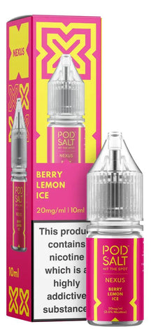 Pod Salt Nexus Berry Lemon Ice Nic Salt 10ml 5mg