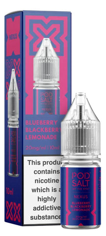 Pod Salt Nexus Blueberry Blackberry Lemonade Nic Salt 10ml 5mg