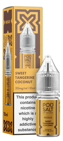 Pod Salt Nexus Sweet Tangerine Coconut (Coco Sun) Nic Salt 10ml 5mg