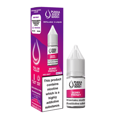 Pukka Juice 5000+ Berry Frenzy Nic Salt 10ml 10mg