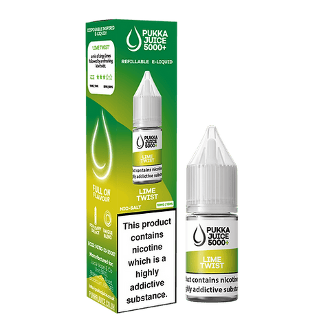 Pukka Juice 5000+ Lime Twist Nic Salt 10ml 10mg