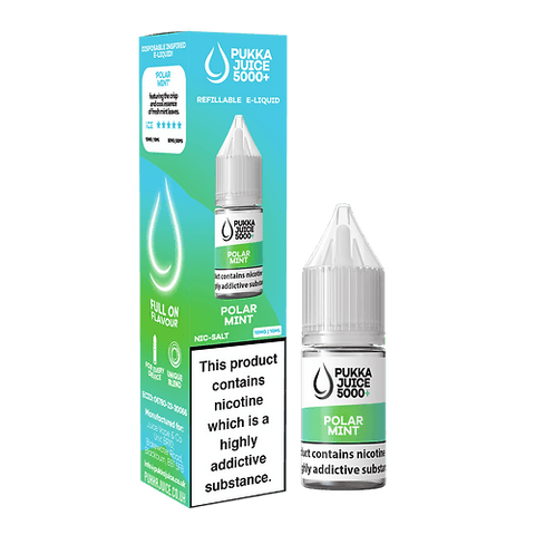 Pukka Juice 5000+ Polar Mint Nic Salt 10ml 10mg