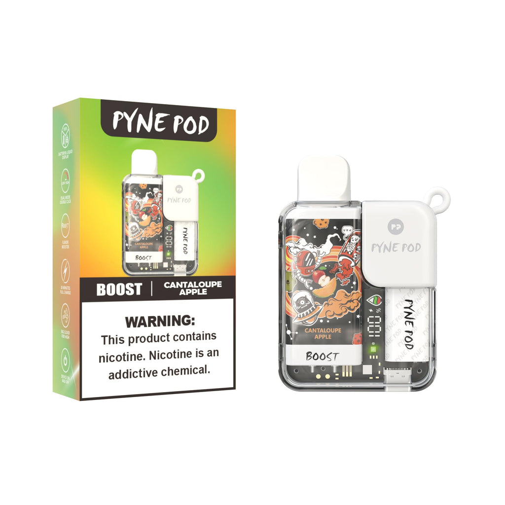 Pyne Pod Cantaloupe Apple 8500 Disposable Royal Vapes Pyne Pod Cantaloupe Apple 8500 Disposable Royal Vapes