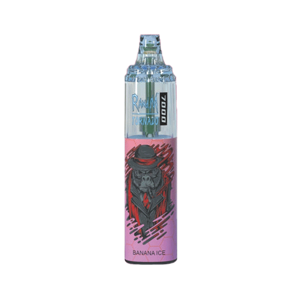 Banana Ice Vape 7000 Randm Tornado 7000 0mg Banana Ice 7000 Disposable –  Royal Vapes FUMOT Banana
