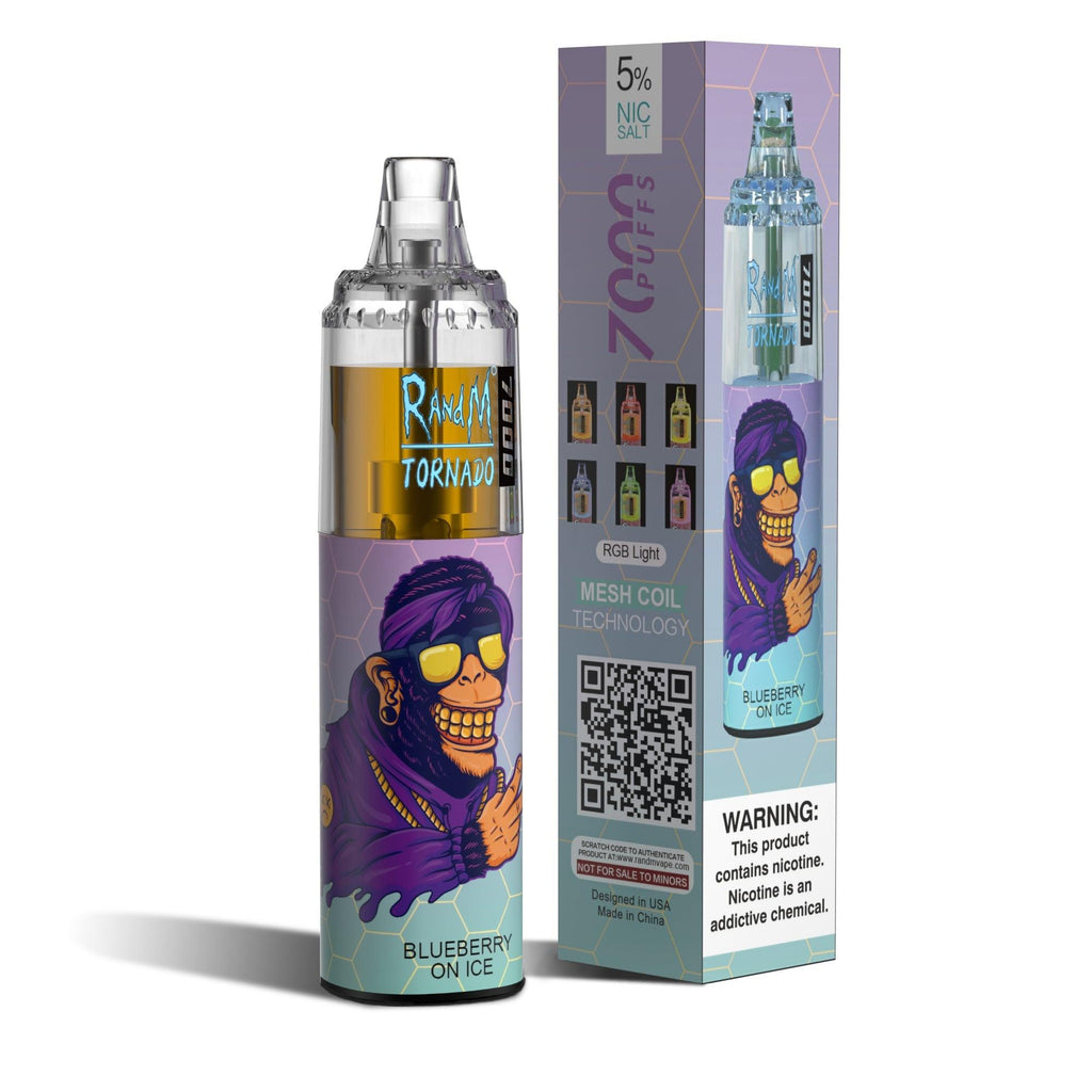 Randm Tornado 7000 0mg Blueberry On Ice 7000 Disposable Royal Vapes Randm Tornado 7000 0mg Blueberry On Ice 7000 Disposable Royal Vapes