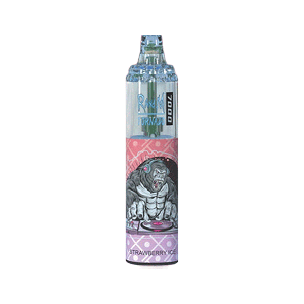 Randm Tornado 7000 0mg Strawberry Ice 7000 Disposable – Royal Vapes