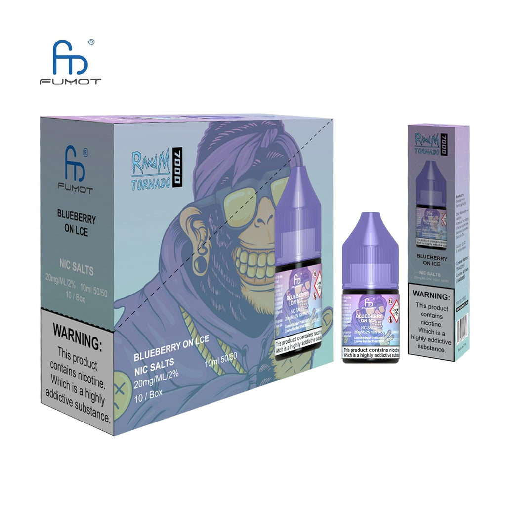RandM Tornado 7000 Nic Salts Blueberry On Ice Nic Salt 10ml Royal Vapes RandM Tornado 7000 Nic Salts Blueberry On Ice Nic Salt 10ml Royal Vapes