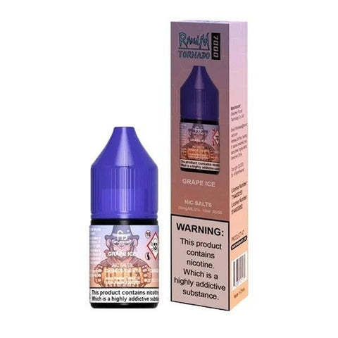 RandM Tornado 7000 Nic Salts Grape Ice Nic Salt 10ml 10mg