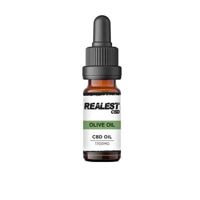 Realest Olive Oil Broad Spectrum CBD Oil 10ml 400mg