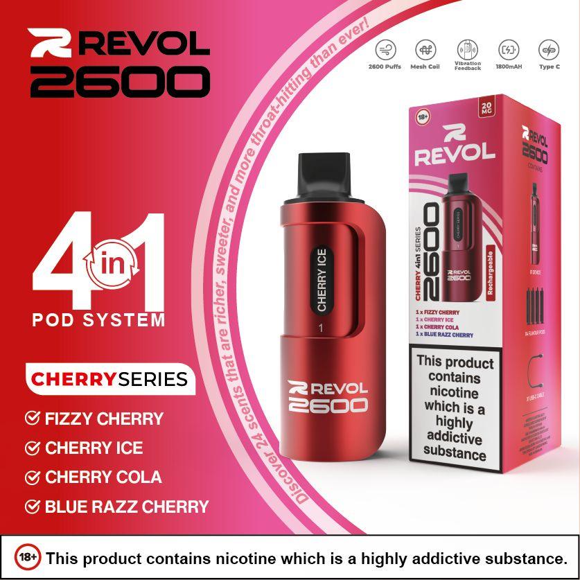 elfbar nachfüll pod läuft aus Revol 2600 Cherry Series (Multi Flavour) 2600 Prefilled Pod Vape – Royal  Vapes