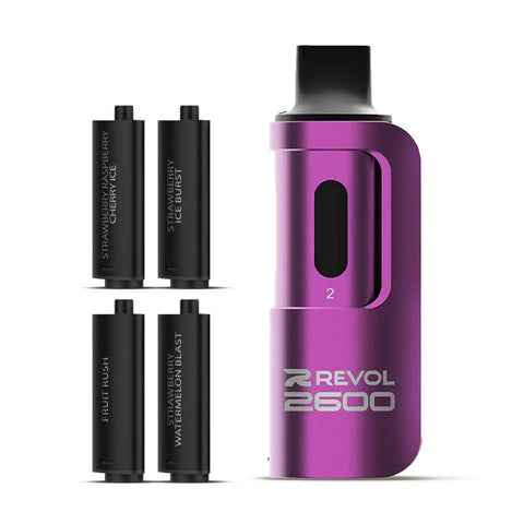 Revol 2600 Strawberry Series (Multi Flavour) 2600 Prefilled Pod Vape