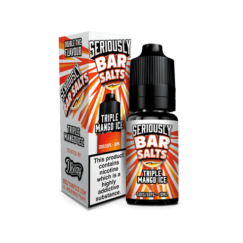 Seriously Salty Bar Salts Triple Mango Ice Nic Salt 10ml 5mg