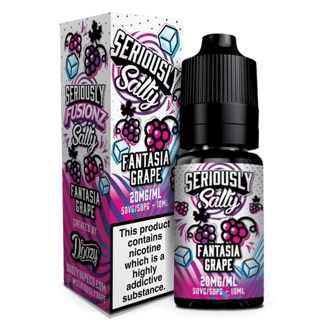 Seriously Salty Fusionz Fantasia Grape Nic Salt 10ml 5mg