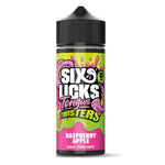 Six Licks Tongue Twisters Raspberry Apple 100ml