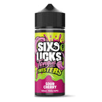 Six Licks Tongue Twisters Sour Cherry 100ml