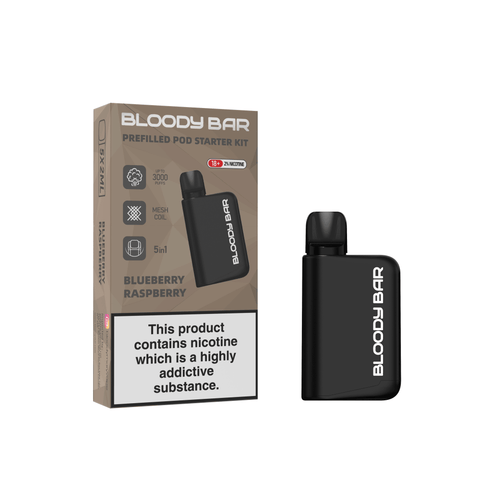 TBO Bloody Bar 3000 Blueberry Raspberry 3000 Disposable