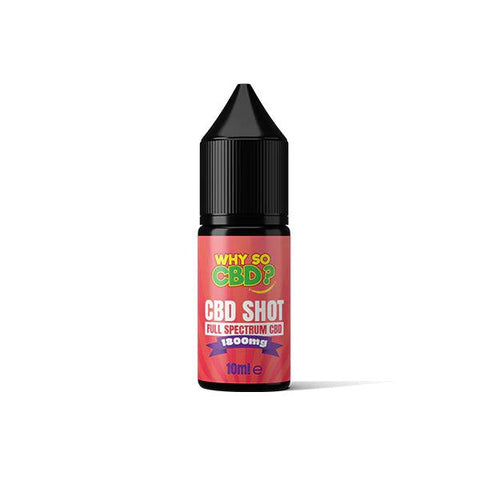 Why So CBD? Full Spectrum 1800mg CBD Shot 10ml