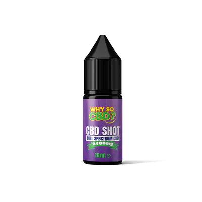 Why So CBD? Full Spectrum 2400mg CBD Shot 10ml