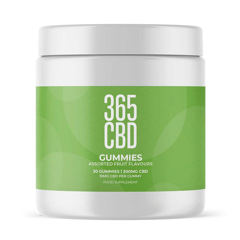 365CBD CBD Assorted Fruit Flavoured Gummies 300mg