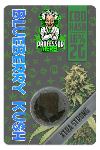 Professor Herb Blueberry Kush CBD Hash 2g (16%)