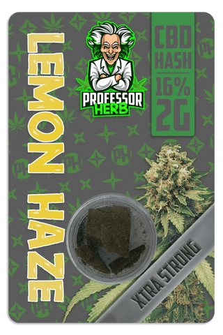 Professor Herb Lemon Haze CBD Hash 2g (16%)