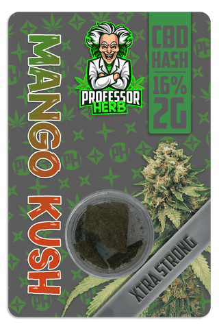 Professor Herb Mango Kush CBD Hash 2g (16%)