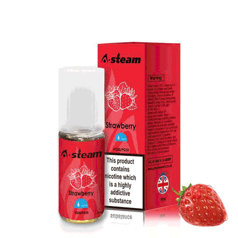 A-Steam Strawberry 10ml 3mg