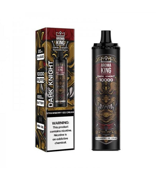 strawberry ice cream vape 10000 puffs Aroma King Dark Knight 10000 Strawberry Ice Cream 10000 Disposable – Royal  Vapes