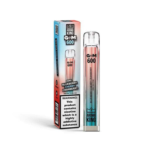 Aroma King Gem 600 Blueberry Cherry Cranberry Disposable