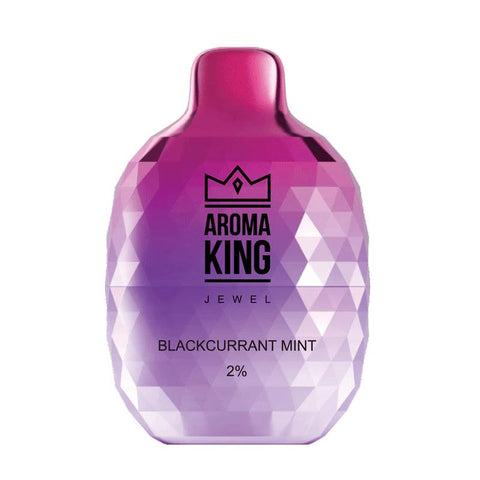 Aroma King Jewel 8000 Blackcurrant Mint 8000 Disposable 0mg