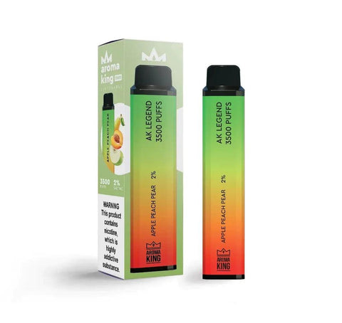 Aroma King Legend 3500 Apple Peach Pear 3500 Disposable 0mg