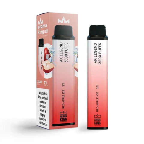 Aroma King Legend 3500 Red Apple Ice 3500 Disposable 0mg
