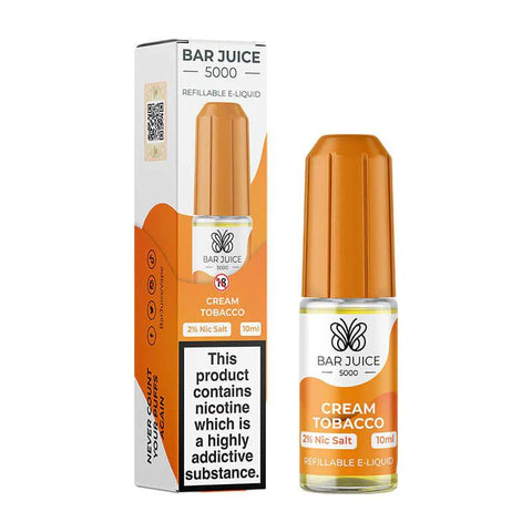 Bar Juice 5000 Cream Tobacco Nic Salt 10ml 10mg