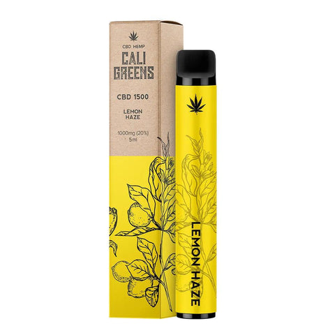 Cali Greens CBD Lemon Haze 1500 CBD Disposable Vape 1000mg