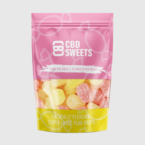 CBD Asylum CBD Pear Drops Sweets 20pcs 500mg