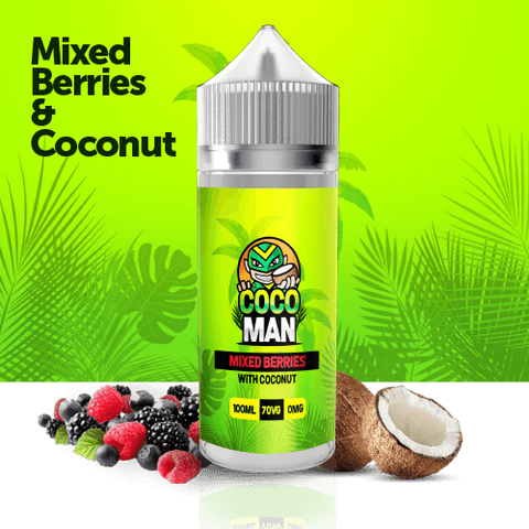 Cocoman Mixed Berries With Coconut 100ml