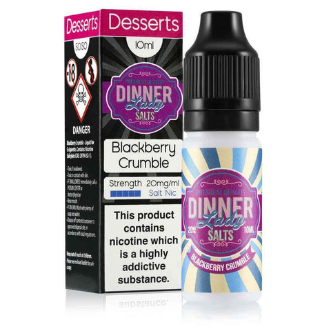 Dinner Lady Blackberry Crumble Nic Salt 10ml 10mg