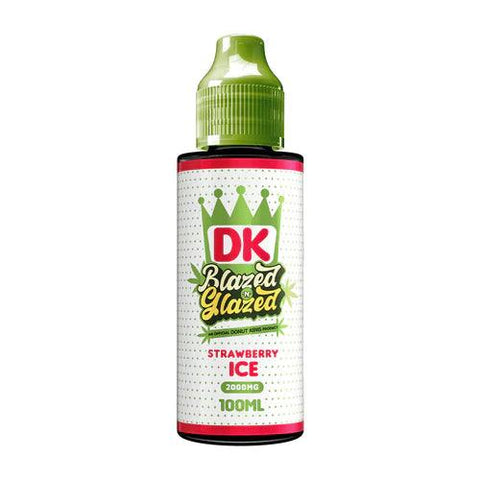 Donut King Blazed N Glazed Strawberry Ice CBD eLiquid 100ml 2000mg