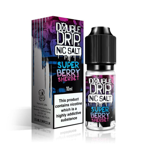 Double Drip Super Berry Sherbet Nic Salt 10ml 10mg