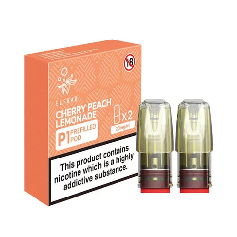 Elf Bar Cherry Peach Lemonade Mate P1 Pods (2 Pack) 20mg