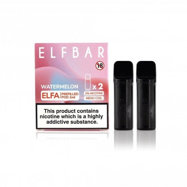 Elf Bar Watermelon Elfa Pods (2 Pack)  Royal Vapes
