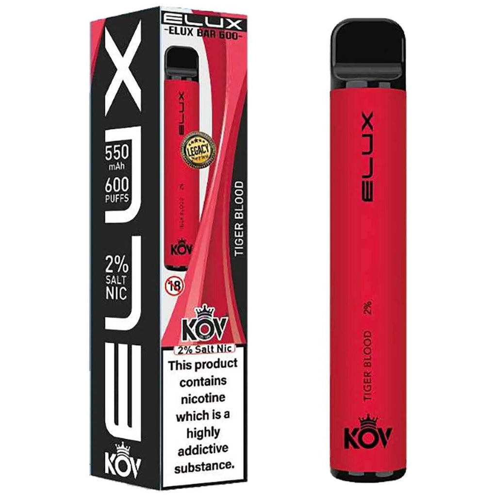 Elux KOV Bar Tiger Blood Disposable Royal Vapes Elux KOV Bar Tiger Blood Disposable Royal Vapes