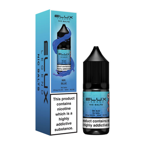 Elux Legend Nic Salts Mr Blue Nic Salt 10ml 10mg