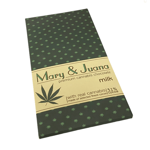 Euphoria Mary & Juana Cannabis Milk Chocolate