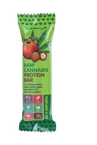 Euphoria Raw Cannabis Protein Bar - Apple & Macadam Nuts