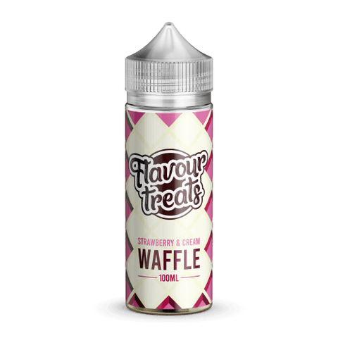Flavour Treats Strawberries & Cream Waffle 100ml