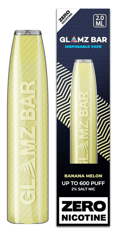 Glamz Bar Banana Melon Disposable 0mg